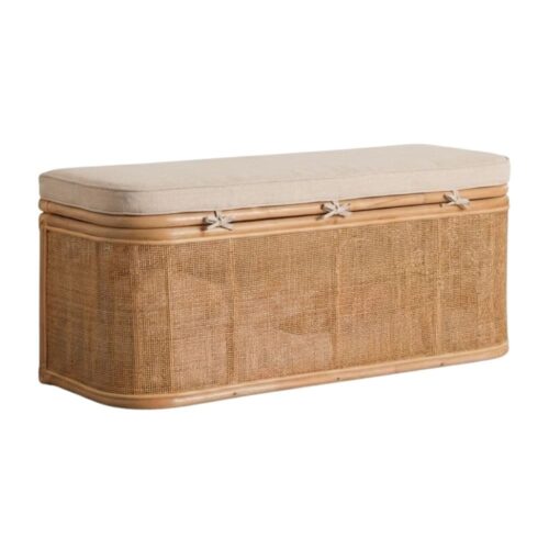 Rattan Kids Trunk Bench, kids furniture, rattan kids cabinet, rattan kids trunk storage, rattan kids storage bench, rattan kids toy chest, wholesale, bulk, Vietnam, manufacture