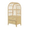 Rattan Toddler Wardrobe Cabinet, dresser, wardrobe, rattan kids furniture, wholesale, bulk, manufacture, Vietnam