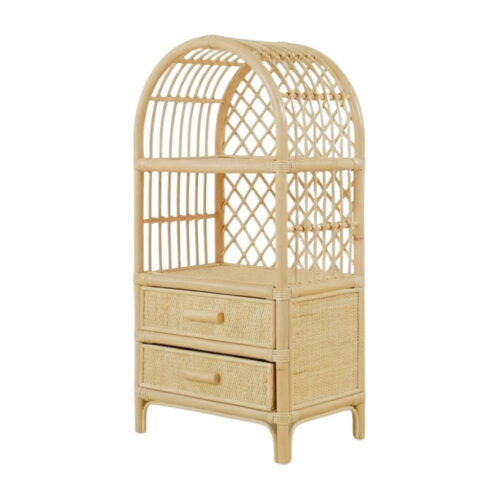 Rattan Toddler Wardrobe Cabinet, dresser, wardrobe, rattan kids furniture, wholesale, bulk, manufacture, Vietnam