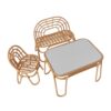Rectangle Rattan Children's Table, rattan kids furniture, rattan kids chair, rattan kids table, rattan kids table and chairs set, rattan toddler chair, rattan toddler table and chairs, wholesale, bulk, Vietnam, factory