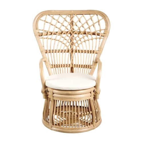 Vintage Peacock Rattan Kids Chair, rattan kids furniture, rattan kids chair, rattan kids table, rattan kids table and chairs set, rattan toddler chair, rattan toddler table and chairs, wholesale, bulk, Vietnam, factory