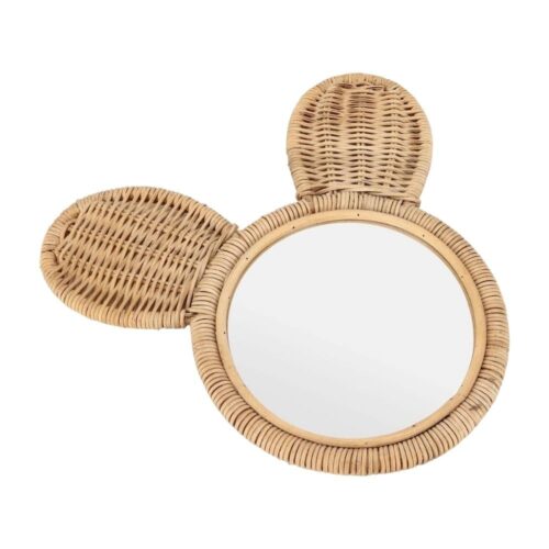 Bear Wicker Rattan Mirrors, rattan kids furniture, wholesale, bulk, Vietnam, manufacture
