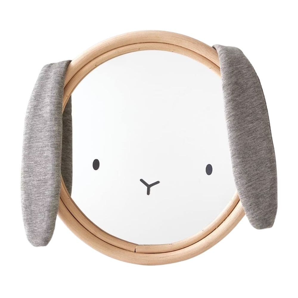 Bunny Kids Rattan Wall Mirror, rattan kids furniture, wholesale, bulk, Vietnam, manufacture