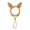 Bunny Rattan Toddler Hand Mirror, rattan kids furniture, wholesale, bulk, Vietnam, manufacture