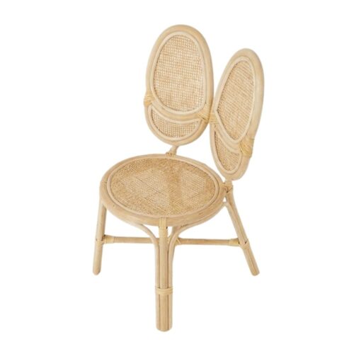 Butterfly Rattan Kids Chair, rattan kids furniture, rattan kids chair, rattan kids table, rattan kids table and chairs set, rattan toddler chair, rattan toddler table and chairs, wholesale, bulk, Vietnam, factory
