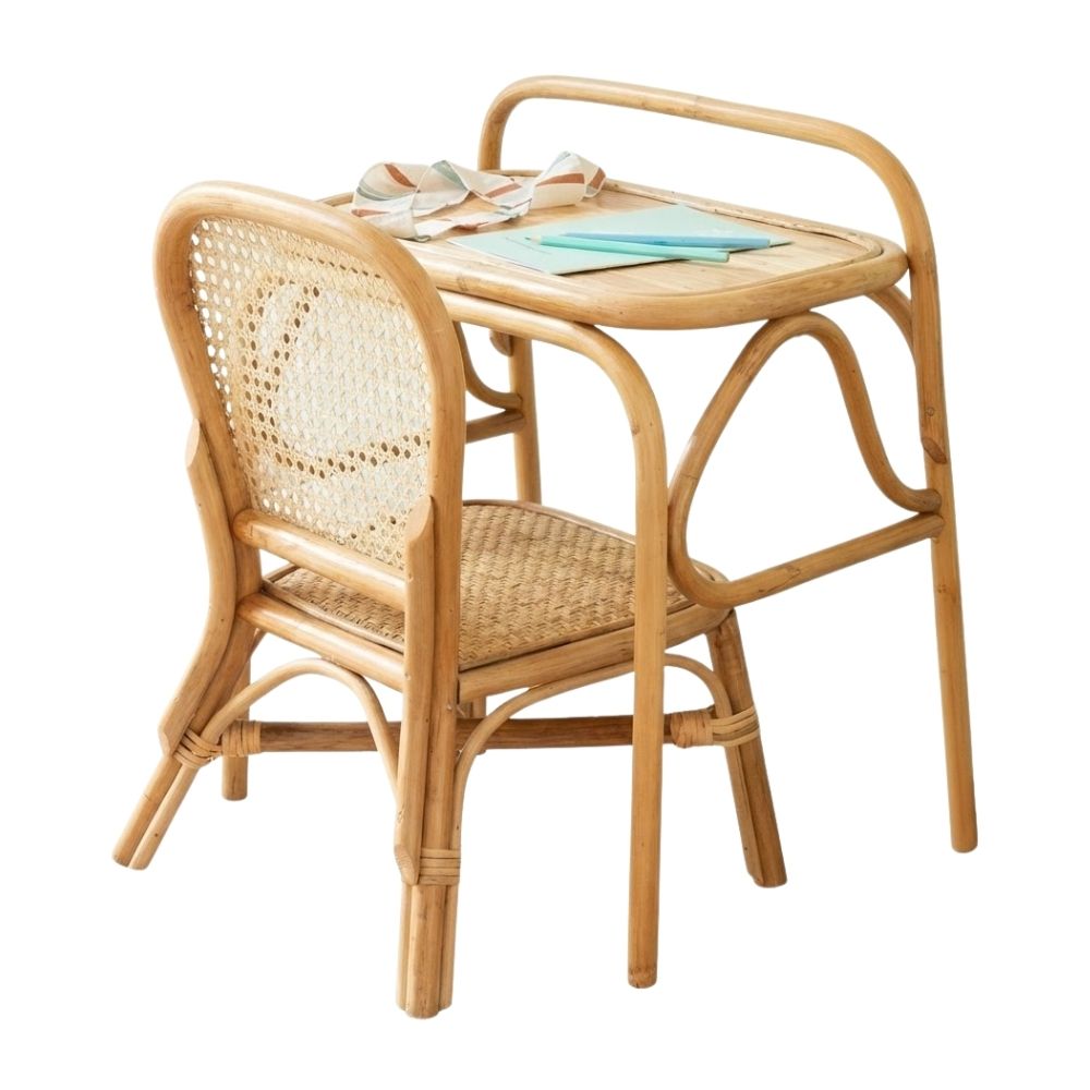 Cheap Rattan Toddler Chair and Table, rattan kids furniture, rattan kids chair, rattan kids table, rattan kids table and chairs set, rattan toddler chair, rattan toddler table and chairs, wholesale, bulk, Vietnam, factory