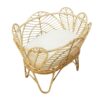 Daisy Rattan Baby Bassinet, rattan baby bassinet, rattan baby cradle, rattan baby cot, rattan kids toys, rattan kids furniture, wholesale, bulk