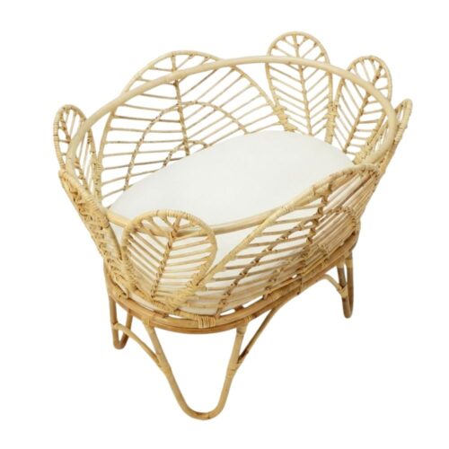 Daisy Rattan Baby Bassinet, rattan baby bassinet, rattan baby cradle, rattan baby cot, rattan kids toys, rattan kids furniture, wholesale, bulk
