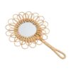 Daisy Rattan Handheld Kids Mirror, rattan kids furniture, wholesale, bulk, Vietnam, manufacture