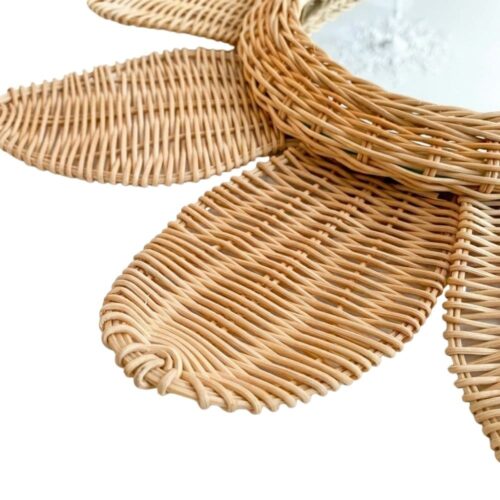 Daisy Rattan Mirror Kids Room, rattan kids furniture, wholesale, bulk, Vietnam, manufacture