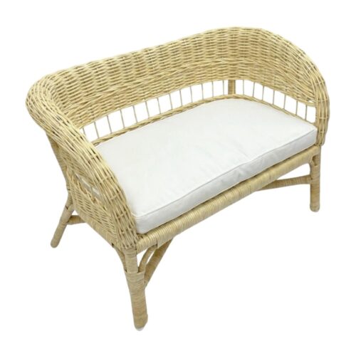Doll Furniture Company Rattan Sofa, rattan kids toys, rattan kids furniture, wholesale, bulk