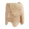 Elephant Rattan Kids Side Table, rattan kids furniture, rattan kids chair, rattan kids table, rattan kids table and chairs set, rattan toddler chair, rattan toddler table and chairs, wholesale, bulk, Vietnam, factory
