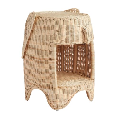 Elephant Rattan Kids Side Table, rattan kids furniture, rattan kids chair, rattan kids table, rattan kids table and chairs set, rattan toddler chair, rattan toddler table and chairs, wholesale, bulk, Vietnam, factory