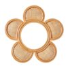 Flower Rattan Mirror for Nursery, rattan kids furniture, wholesale, bulk, Vietnam, manufacture