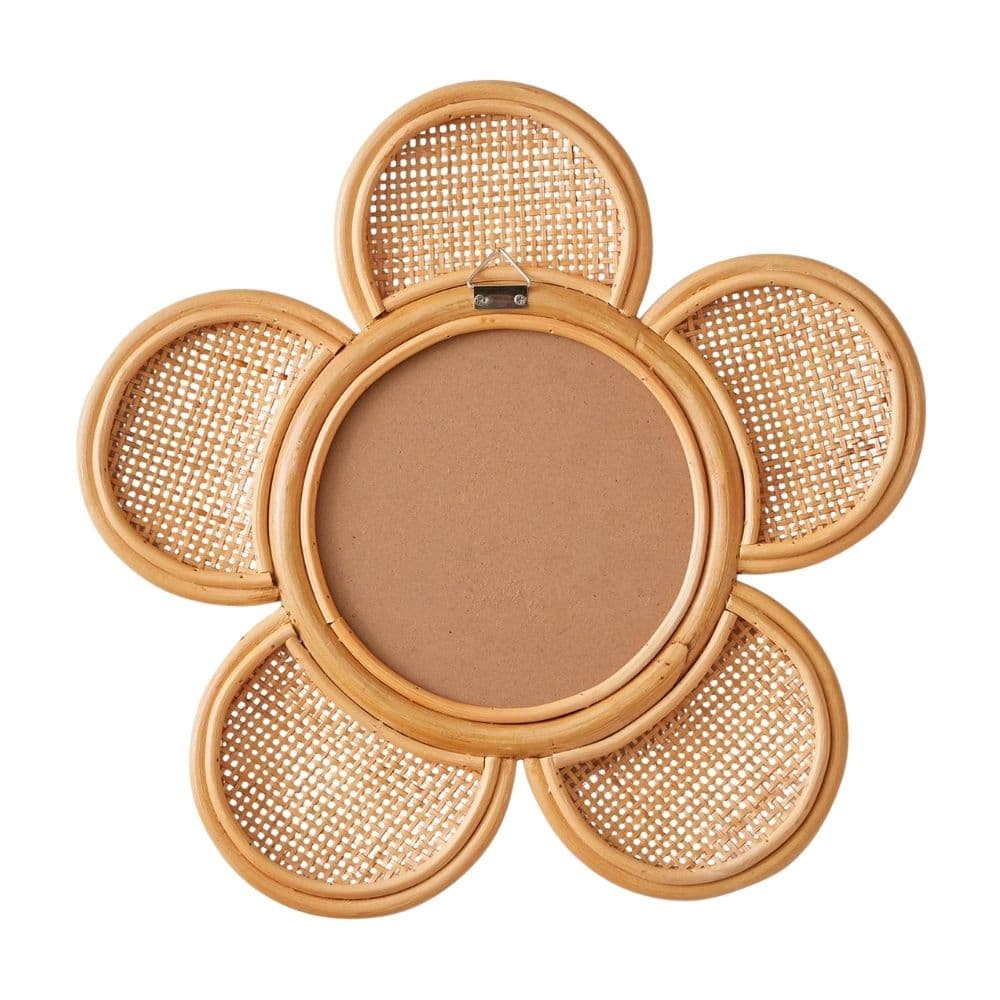 Flower Rattan Mirror for Nursery, rattan kids furniture, wholesale, bulk, Vietnam, manufacture