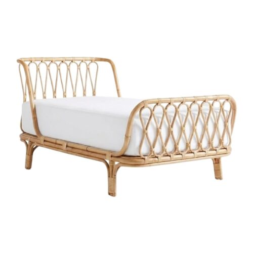 girls rattan single bed, rattan kid's bed, rattan baby cot, rattan kids toys, rattan kids furniture, wholesale, bulk