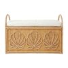 Kids Rattan Storage Bench for Bedroom, kids furniture, rattan kids cabinet, rattan kids trunk storage, rattan kids storage bench, rattan kids toy chest, wholesale, bulk, Vietnam, manufacture