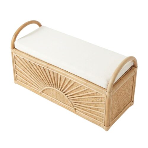 kids rattan storage trunk, kids furniture, rattan kids cabinet, rattan kids trunk storage, rattan kids storage bench, rattan kids toy chest, wholesale, bulk, Vietnam, manufacture