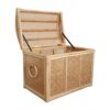 Large Rattan Toy Chest, kids furniture, rattan kids cabinet, rattan kids trunk storage, rattan kids storage bench, rattan kids toy chest, wholesale, bulk, Vietnam, manufacture