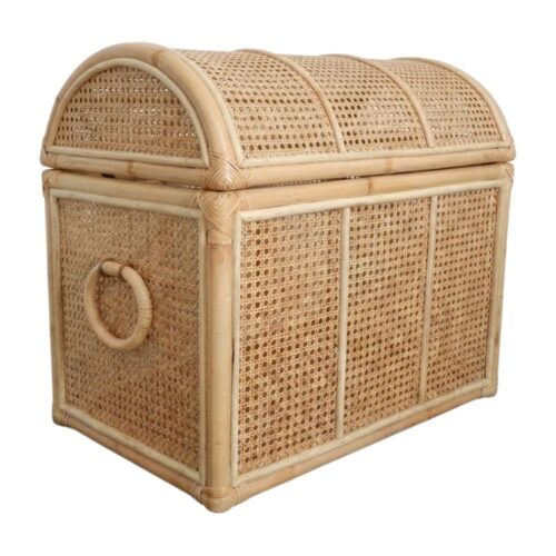 Large Rattan Toy Chest, kids furniture, rattan kids cabinet, rattan kids trunk storage, rattan kids storage bench, rattan kids toy chest, wholesale, bulk, Vietnam, manufacture