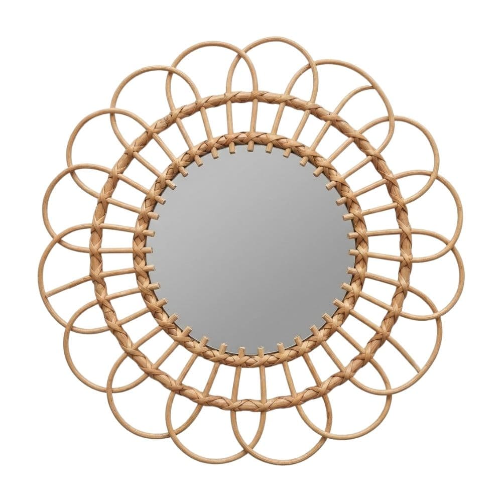 Mini Rattan Mirror, rattan kids furniture, wholesale, bulk, Vietnam, manufacture