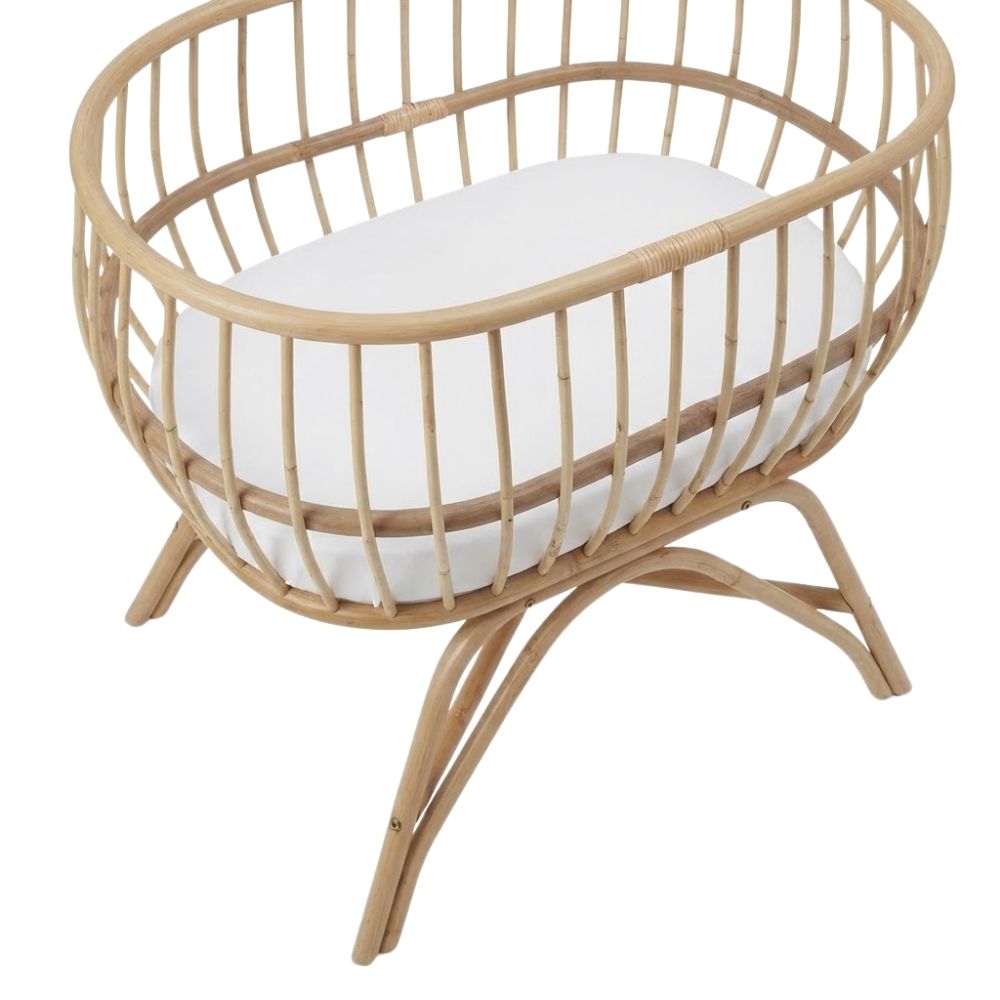 Natural Rattan Crib, rattan baby bassinet, rattan baby cradle, rattan baby cot, rattan kids toys, rattan kids furniture, wholesale, bulk