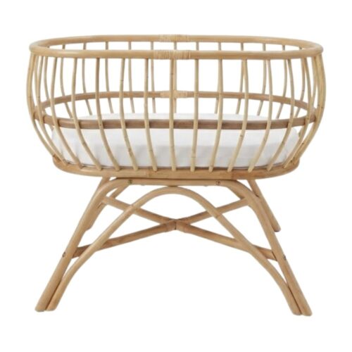 Natural Rattan Crib, rattan baby bassinet, rattan baby cradle, rattan baby cot, rattan kids toys, rattan kids furniture, wholesale, bulk