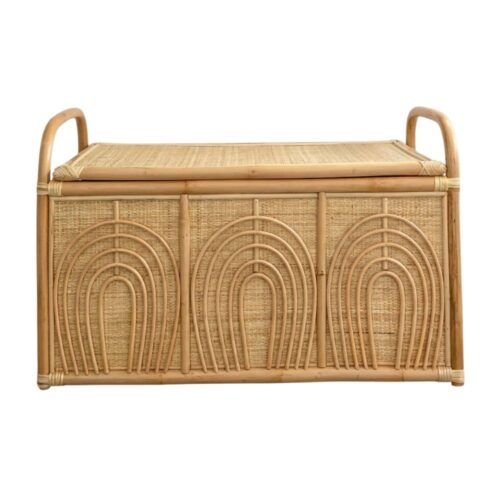 Natural Rattan Kids Trunk Storage, kids furniture, rattan kids cabinet, rattan kids trunk storage, rattan kids storage bench, rattan kids toy chest, wholesale, bulk, Vietnam, manufacture