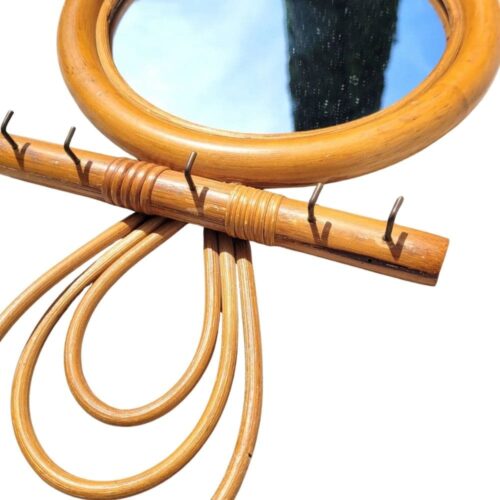 Owl Rattan Wall Mirror, rattan kids furniture, wholesale, bulk, Vietnam, manufacture