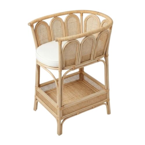 Petal Rattan Baby Changing Table, rattan kids furniture, wholesale, bulk, manufacture, Vietnam