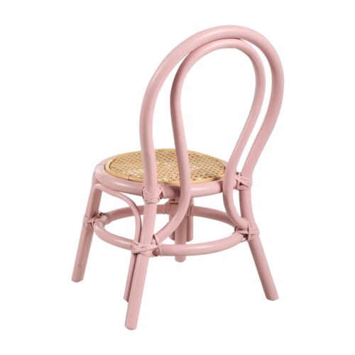 Pink Rattan Kids Chair, rattan kids furniture, rattan kids chair, rattan kids table, rattan kids table and chairs set, rattan toddler chair, rattan toddler table and chairs, wholesale, bulk, Vietnam, factory