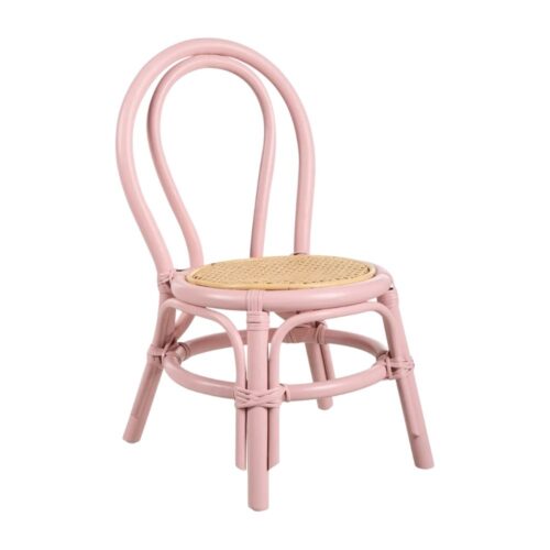Pink Rattan Kids Chair, rattan kids furniture, rattan kids chair, rattan kids table, rattan kids table and chairs set, rattan toddler chair, rattan toddler table and chairs, wholesale, bulk, Vietnam, factory
