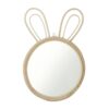 rabbit rattan mirror kids room, rattan kids furniture, wholesale, bulk, Vietnam, manufacture