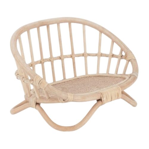 Rattan American Girl Doll Furniture Sofa, rattan kids toys, rattan kids furniture, wholesale, bulk