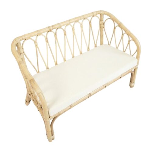Rattan American Girl Doll Sofa, rattan kids toys, rattan kids furniture, wholesale, bulk