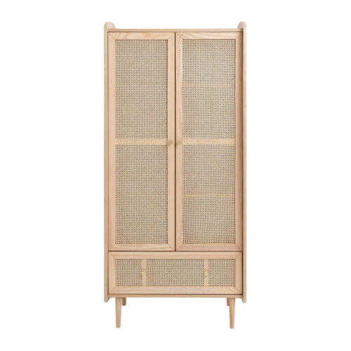 Rattan and Wood Kids Room Dresser, rattan kids furniture, wholesale, bulk, manufacture, Vietnam
