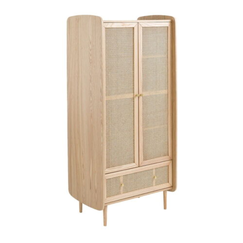 Rattan and Wood Kids Room Dresser, rattan kids furniture, wholesale, bulk, manufacture, Vietnam
