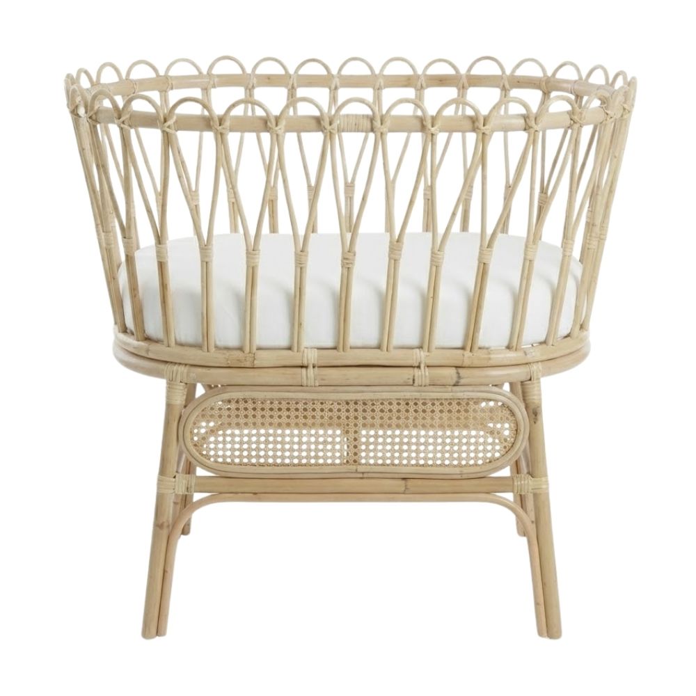 Rattan Baby Bassinet for Sale, rattan baby bassinet, rattan baby cradle, rattan baby cot, rattan kids toys, rattan kids furniture, wholesale, bulk