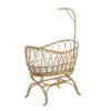 Rattan Baby Bassinet with Wheels, rattan baby bassinet, rattan baby cradle, rattan baby cot, rattan kids toys, rattan kids furniture, wholesale, bulk