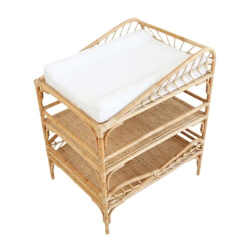 Rattan Baby Change Table Bath Stand, rattan kids furniture, wholesale, bulk, manufacture, Vietnam