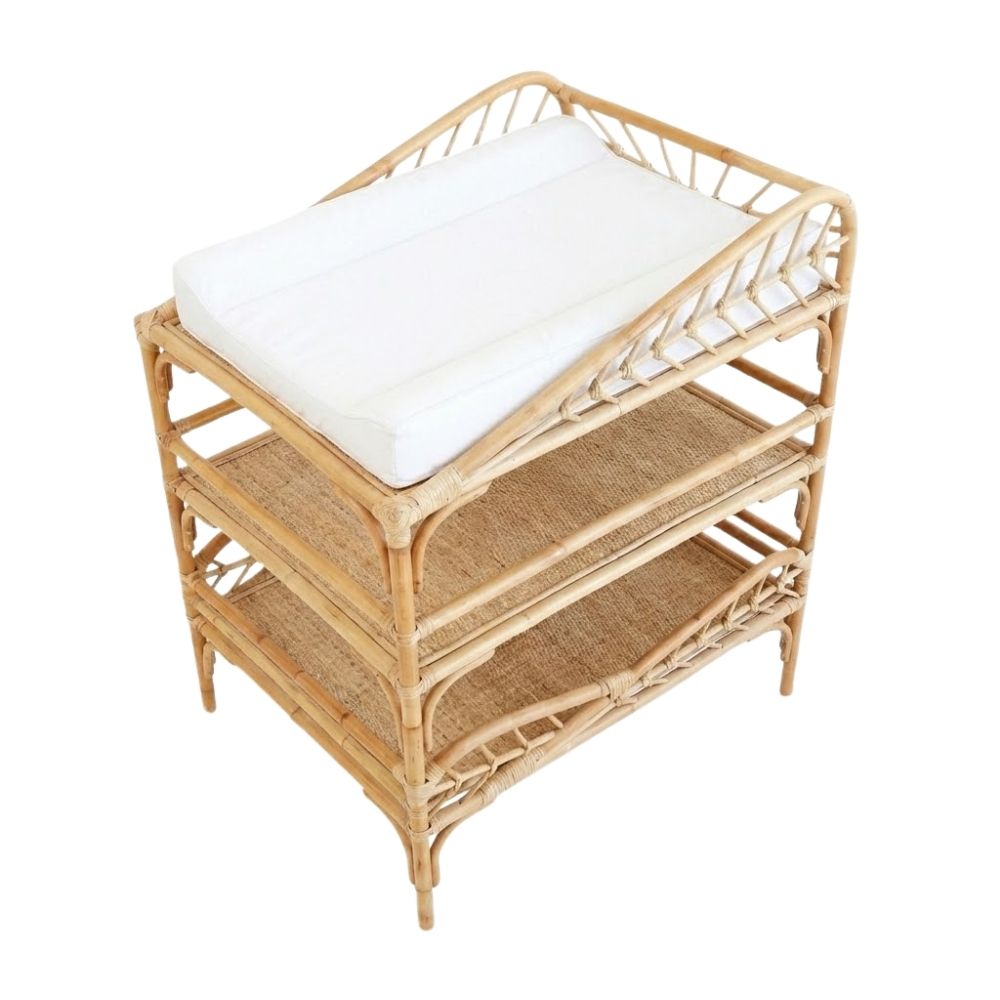 Rattan Baby Change Table Bath Stand, rattan kids furniture, wholesale, bulk, manufacture, Vietnam