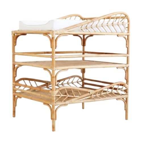 Rattan Baby Change Table Bath Stand, rattan kids furniture, wholesale, bulk, manufacture, Vietnam