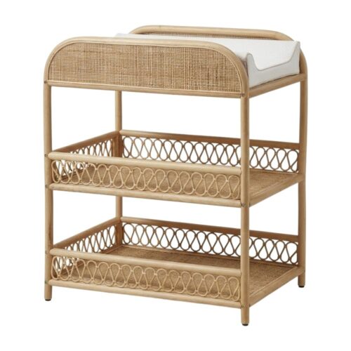 Rattan Baby Changing Table Dresser, rattan kids furniture, wholesale, bulk, manufacture, Vietnam
