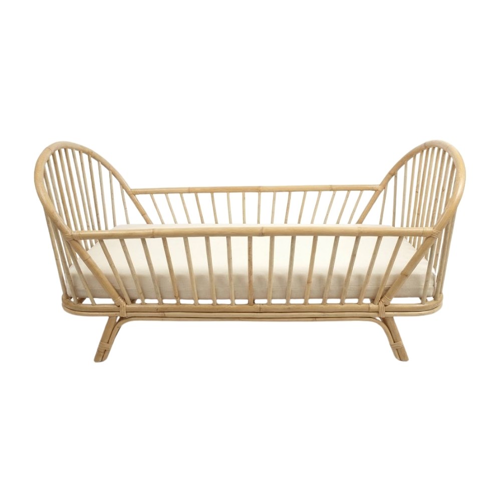 Rattan Baby Cot, rattan kid's bed, rattan baby cot, rattan kids toys, rattan kids furniture, wholesale, bulk