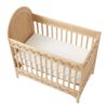 Rattan Baby Cot and Mattress, rattan kid's bed, rattan baby cot, rattan kids toys, rattan kids furniture, wholesale, bulk
