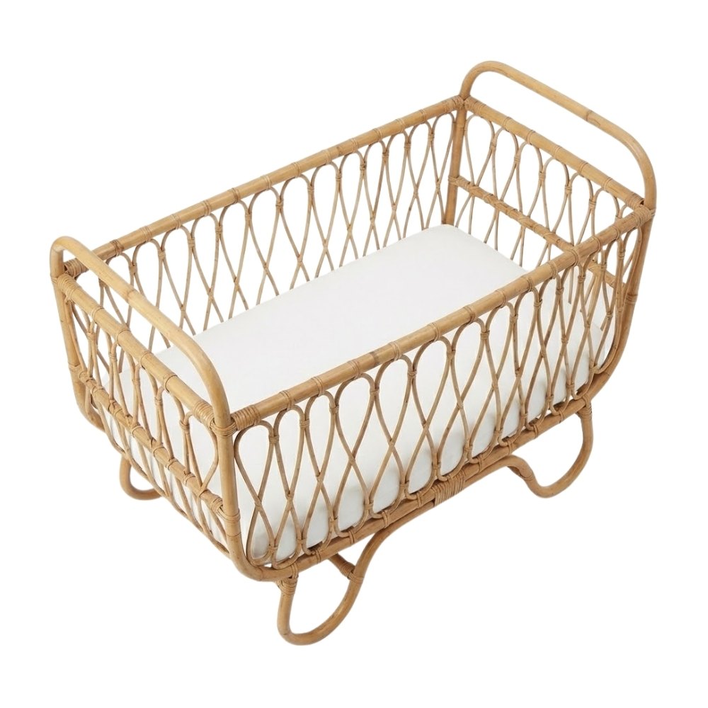 Rattan Baby Cot for 1 Year Old, rattan kid's bed, rattan baby cot, rattan kids toys, rattan kids furniture, wholesale, bulk