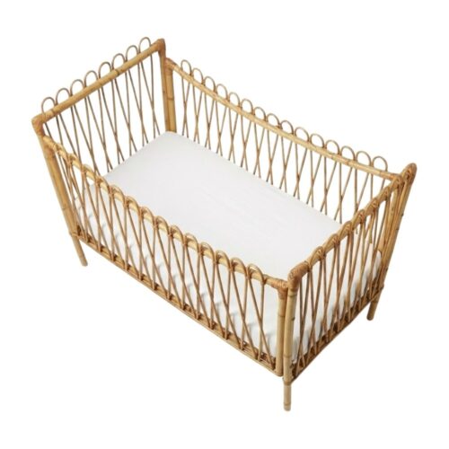 Rattan Baby Cot for Newborn, rattan kid's bed, rattan baby cot, rattan kids toys, rattan kids furniture, wholesale, bulk