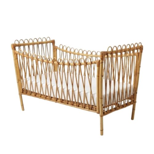 Rattan Baby Cot for Newborn, rattan kid's bed, rattan baby cot, rattan kids toys, rattan kids furniture, wholesale, bulk