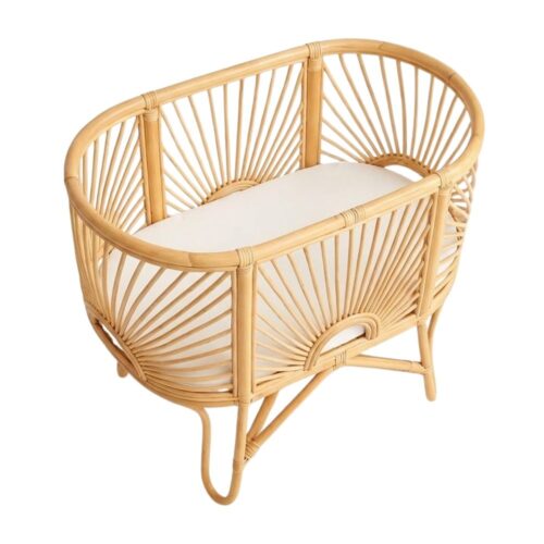 Rattan Baby Cradle, rattan baby bassinet, rattan baby cradle, rattan baby cot, rattan kids toys, rattan kids furniture, wholesale, bulk