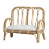 Rattan Barbie Doll House Sofa, rattan kids toys, rattan kids furniture, wholesale, bulk